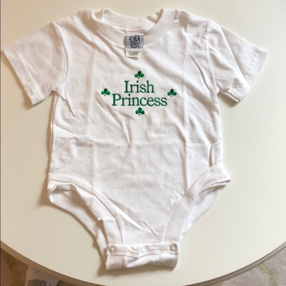 Kiddy Kats “Irish Princess” onesie